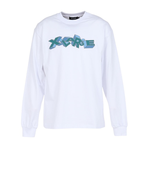 エクストララージ（XLARGE）ロンT 3Dロゴ 長袖Tシャツ 101261011010