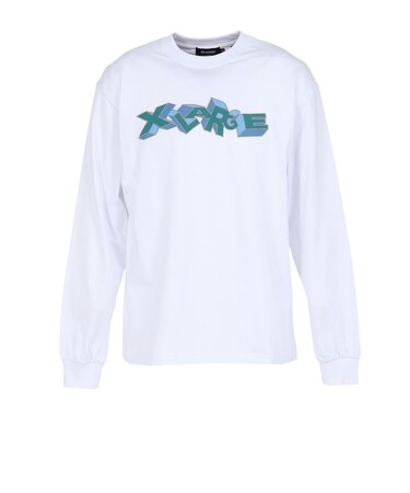 エクストララージ（XLARGE）ロンT 3Dロゴ 長袖Tシャツ 101261011010-WHITE