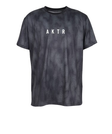 アクター（AKTR）バスケットボールウェア メルト カモ ロゴ スポーツ 半袖 Tシャツ 126-027005-BK