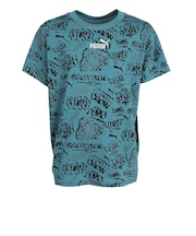 プーマ（PUMA）ジュニア ミッド90S AOP 半袖 Tシャツ B 694233 41 GRN