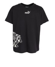 プーマ（PUMA）ジュニア ミッド90S AOP 半袖 Tシャツ B 694271 01 BLK