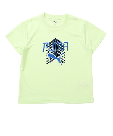 プーマ（PUMA）ジュニア アクティブ スポーツ ポリ グラフィック 半袖Tシャツ 694593 38 FGRN