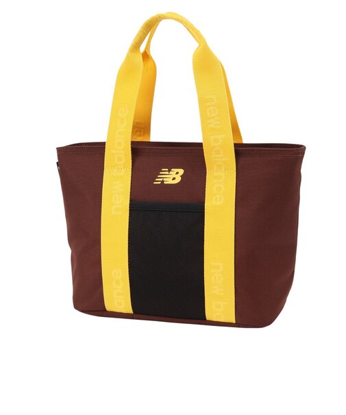 ニューバランス（new balance）クーラートートバッグ ブラウン×黄 10L AC2887EROK 保冷バッグ 保温バッグ トートバッグ