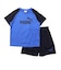 プーマ（PUMA）ジュニア ESS NO. 1 ロゴ ポリ 半袖Tシャツ&ショーツ 上下セット 687868 16 NVY