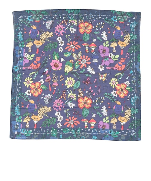 ゴースローキャラバン（GOSLOWCARAVAN）フローティングジョーゼット スカーフ 365701 柄1