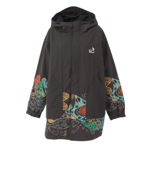 ゴースローキャラバン（GOSLOWCARAVAN）ウェザークロスパネル刺繍フィールドコート 360232 BLK