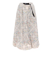 ゴースローキャラバン（GOSLOWCARAVAN）ナイロン コットン ペイズリーバルーンスカート 360219 IVY