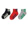 ニューバランス（new balance）ボーイズ 3足組 ソックス LAS55648AS3