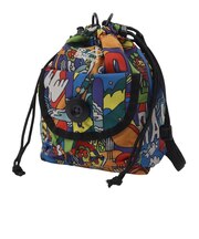 ゴースローキャラバン（GOSLOWCARAVAN）ポリエステルタフタ巾着ポーチ 358101 サイケ