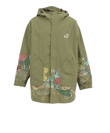 ゴースローキャラバン（GOSLOWCARAVAN）ウェザークロスパネル刺繍フィールドコート 360232 KHK