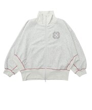 ゴースローキャラバン（GOSLOWCARAVAN）ダンボールニット ドルマントラックジャケット 360202 GRY