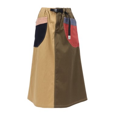 ゴースローキャラバン（GOSLOWCARAVAN）ストレッチオックスクレイジー脇ポケスカート 360211 CRZ2