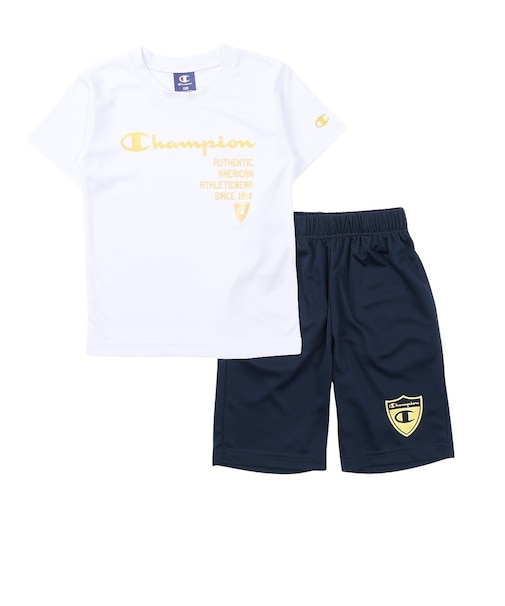 チャンピオン（CHAMPION）半袖Tシャツ ショーツ 上下セット CK-DSW05 010