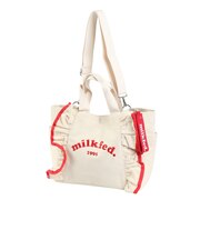 ショルダーバッグ トートバッグ RUFFLE バッグ 103222053008-RED