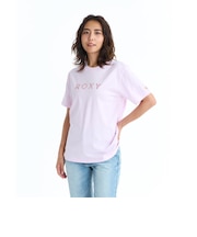 ロキシー（ROXY）WILDSIDE PAISLEY ペイズリー柄ロゴ 半袖Tシャツ 26SPRST261091LAV