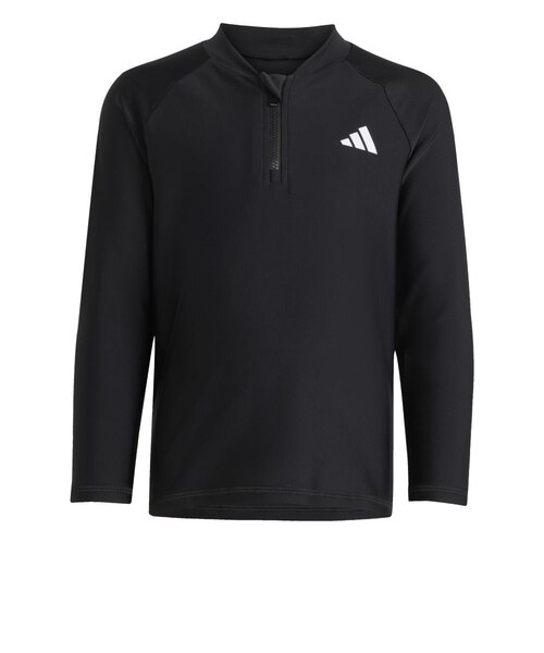 アディダス（adidas）ラッシュガード 水着 ジュニア 水泳 ジップ