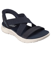 スケッチャーズ（SKECHERS）ストラップサンダル SLIP-INS ゴーウォーク フレックス サンダル - グリマー ネイビー 141489-NVY
