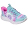 スケッチャーズ（SKECHERS）ジュニアスニーカー ガールズ スポーツシューズ  スリップインズ バウンダー プロ レインボー ターコイズ RSH 3036…