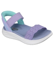 スケッチャーズ（SKECHERS）ジュニアストラップサンダル ガールズ SLIP-INS ラベンダー UF 3.0-HRMSA BRZ 303029L-LAV