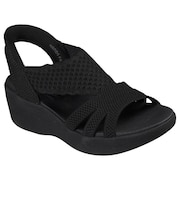 スケッチャーズ（SKECHERS）ストラップサンダル SLIP-INS パラレル ライト - サマー インバイト  ブラック 120012-BBK