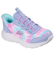 スケッチャーズ（SKECHERS）ジュニアスニーカー ガールズ スポーツシューズ スリップインズ バウンダー プロ レインボー ラベンダー RSH 30361…
