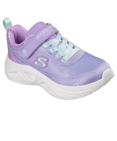 スケッチャーズ（SKECHERS）ジュニアスニーカー ガールズ スポーツシューズ ソラ グロウ 2.0 ラベンダー 303729L-LVAQ