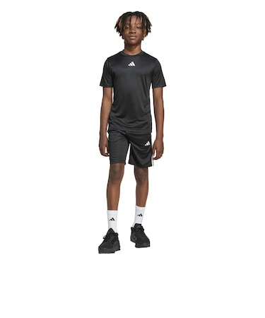 アディダス（adidas）キッズ トレイン エッセンシャルズ スリーストライプス 半袖Tシャツセット KQH01-JJ1029