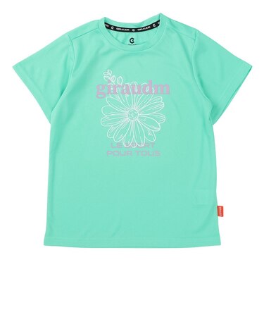 ジュニア ドライプラス 瞬速乾15 GS FLORAL 半袖Tシャツ CT6S0050-TR865-GRJY MINT