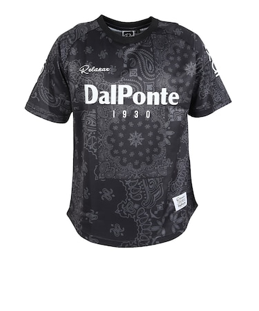 ダウポンチ（DalPonte）サッカー フットサルウェア バンダナ柄プラクティスシャツ DPZRXG022-BLACK