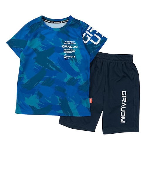 ジュニア ドライプラス 瞬速乾15 GRTSUIT 上下セット CT6S0062-TR865-GRJY BLU