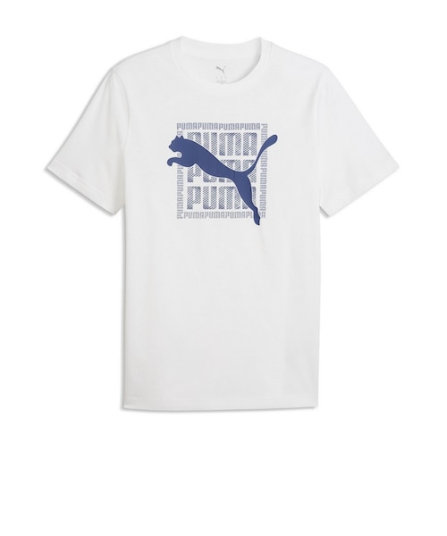 プーマ（PUMA）グラフィック ワーディング 半袖Tシャツ 694085 02 WHT