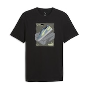 プーマ（PUMA）グラフィック スニーカー 半袖Tシャツ 694087 01 BLK
