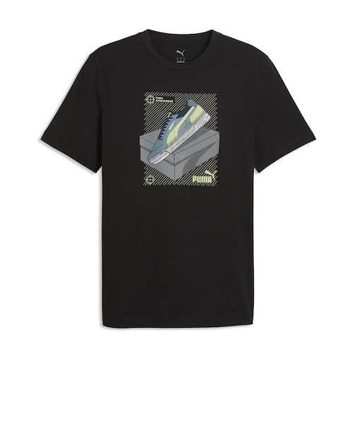 プーマ（PUMA）グラフィック スニーカー 半袖Tシャツ 694087 01 BLK