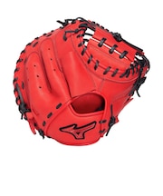 ミズノ（MIZUNO）軟式用グラブ 捕手用 野球グローブ 一般 NB ウィルドライブ レッド 1AJCR34600 7009
