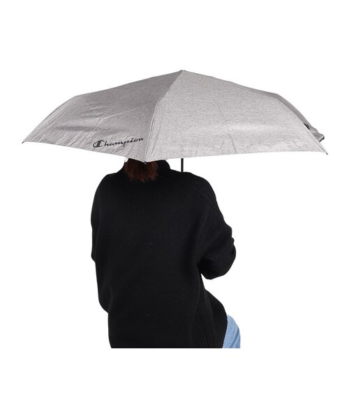 チャンピオン（CHAMPION）晴雨兼用 シャンブレー 58cm 折畳みミニ傘