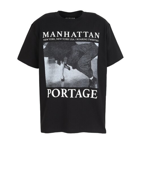 マンハッタンポーテージ（ManhattanPortage）ショートスリーブTシャツ 26SS-MP-M648 BLK