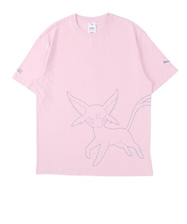 プーマ（PUMA）ポケモン リラックスドグラフィック 半袖Tシャツ 634914 70 PNK