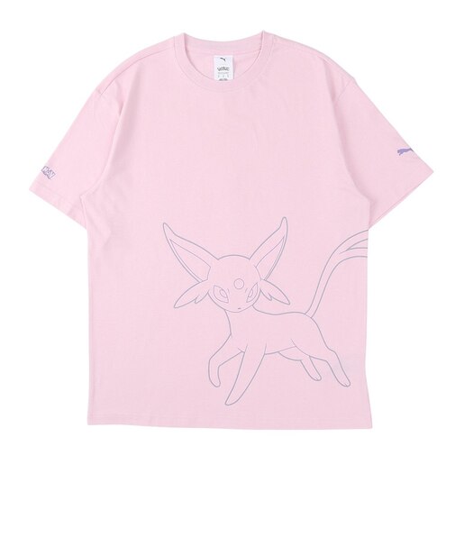 プーマ（PUMA）ポケモン リラックスドグラフィック 半袖Tシャツ 634914 70 PNK