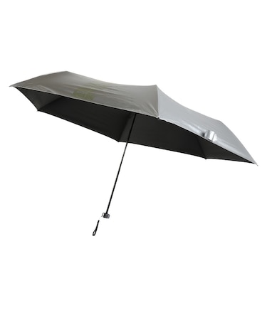 プーマ（PUMA）晴雨兼用 シルバー ワンポイント折ミニ傘 PBP84MN60 SVxKH