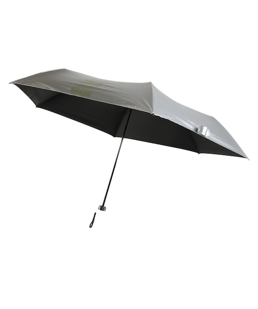 プーマ（PUMA）晴雨兼用 シルバー ワンポイント折ミニ傘 PBP84MN60 SVxKH