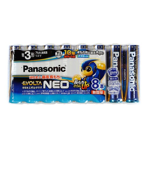 パナソニック（Panasonic）乾電池 エボルタ ネオ 単3形 8本パック