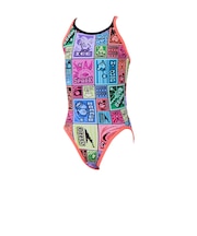 スピード（SPEEDO）競泳水着 ジュニア 女子 水泳 カービィ ドットブロック ターンズスーツ STG02602 MT