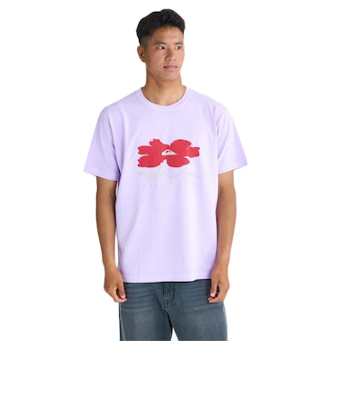 クイックシルバー（Quiksilver）PG STRUCTURED FLOWER ST 半袖Tシャツ 26SPQST261009PUR