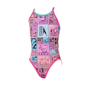 スピード（SPEEDO）競泳水着 ジュニア 女子 水泳 カービィ ドットブロック ターンズスーツ STG02602 PN