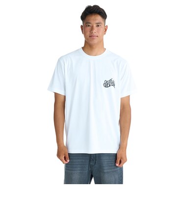 クイックシルバー（Quiksilver）SD BEND LOGO ST 半袖Tシャツ 超速乾 レギュラーフィット 26SPQST261002WHT