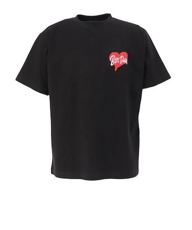 ベンデイビス（BEN DAVIS）半袖Tシャツ ハートEMB 26580011-BLK