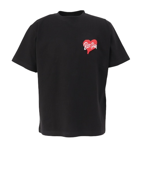 ベンデイビス（BEN DAVIS）半袖Tシャツ ハートEMB 26580011-BLK