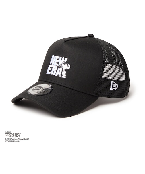 ニューエラ（NEW ERA）帽子 キャップ 9FORTY A-Frame トラッカー Vintage PEANUTS ピーナッツ 14865348