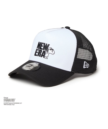 ニューエラ（NEW ERA）帽子 キャップ 9FORTY A-Frame トラッカー Vintage PEANUTS ピーナッツ 14865347
