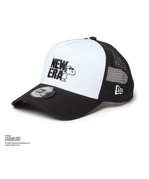 ニューエラ（NEW ERA）帽子 キャップ 9FORTY A-Frame トラッカー Vintage PEANUTS ピーナッツ 14865347